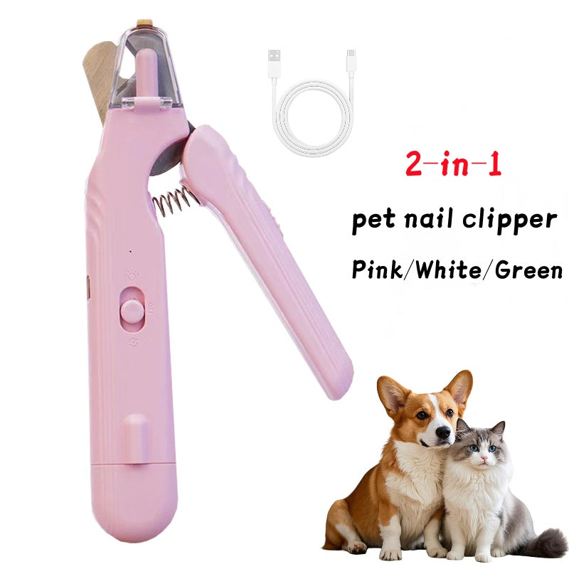 2 In 1 Pet Nail Clippers