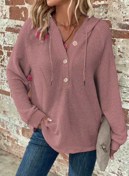 Ropa deportiva de manga larga de color liso para mujer