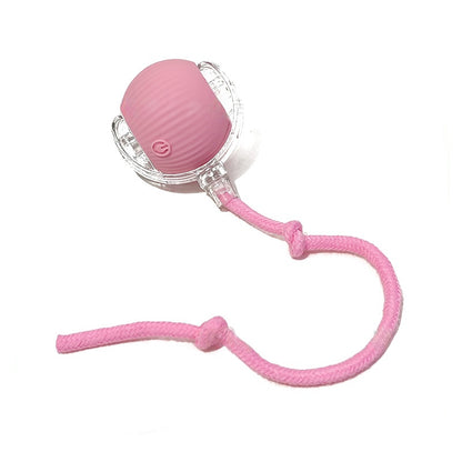 Juguetes interactivos con forma de bola para gatos, bola giratoria automática para gatitos, juguetes eléctricos inteligentes recargables para mascotas con sensor de puntero, juguete de bola para gatos