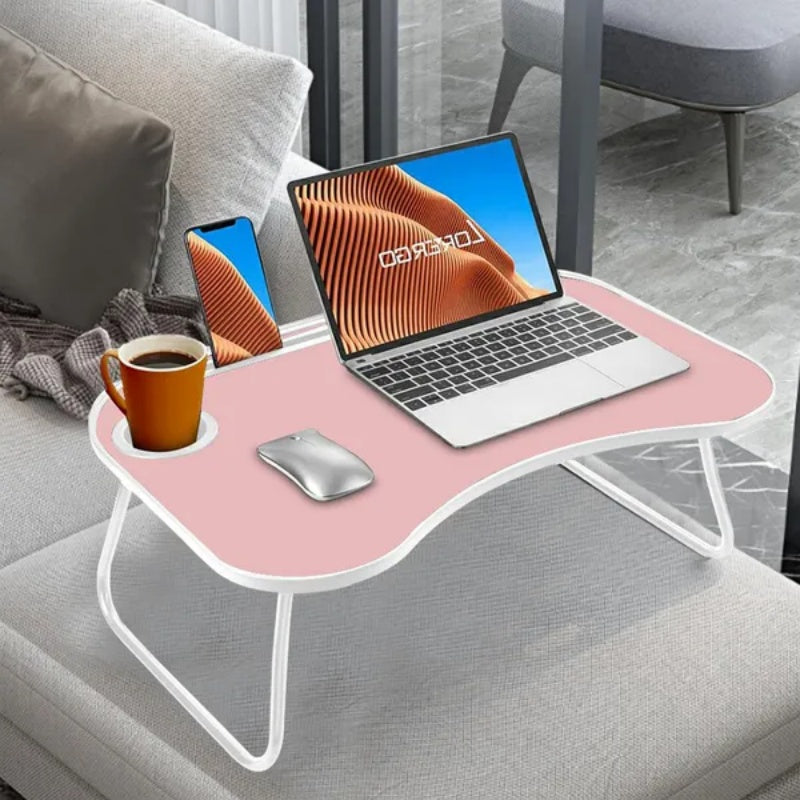 Mesa pequeña de soporte para laptop para cama
