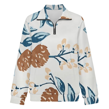 Women's 1/4 Zip-Up Sweatshirt