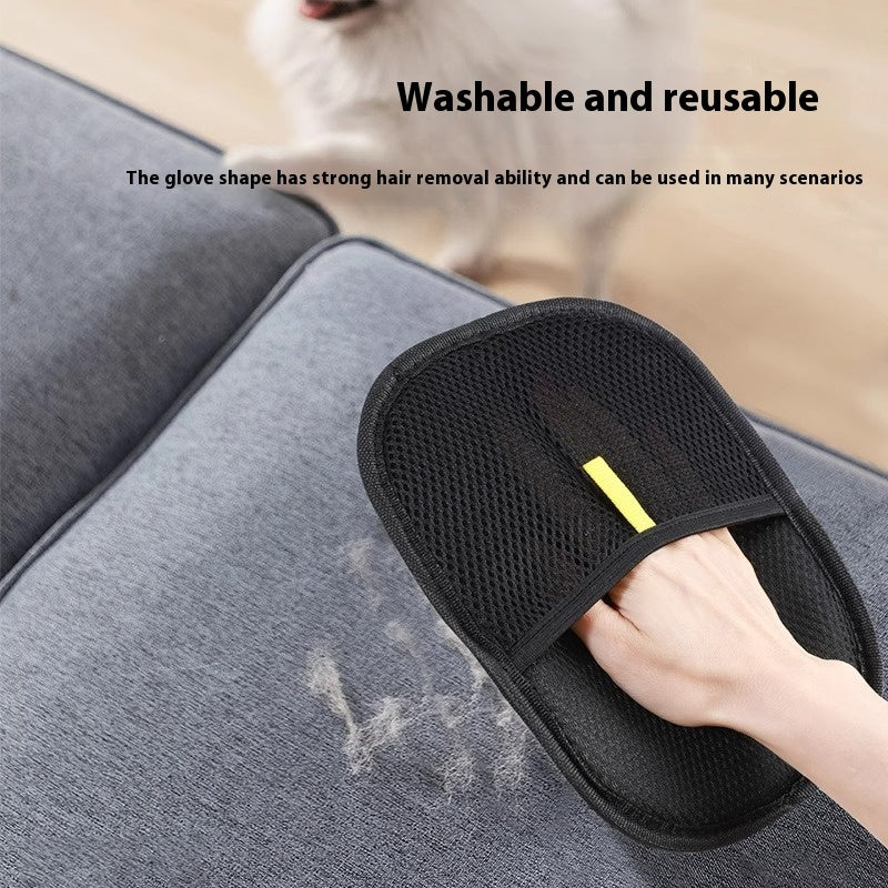 Guante Removedor de Pelo de Mascotas Guante Cepillo para Mudar el Pelo para Perros Gatos Conejos con Pelo Largo Corto Rizado