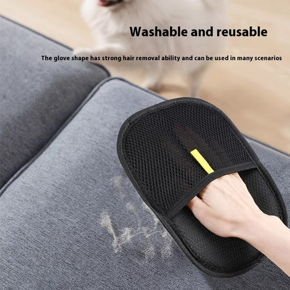 Guante Removedor de Pelo de Mascotas Guante Cepillo para Mudar el Pelo para Perros Gatos Conejos con Pelo Largo Corto Rizado