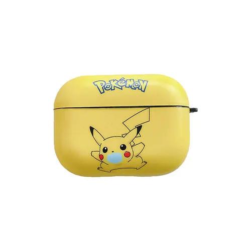 Pikachu AirPods Pro case, yellow wireless earphone case with Pokemon graphic