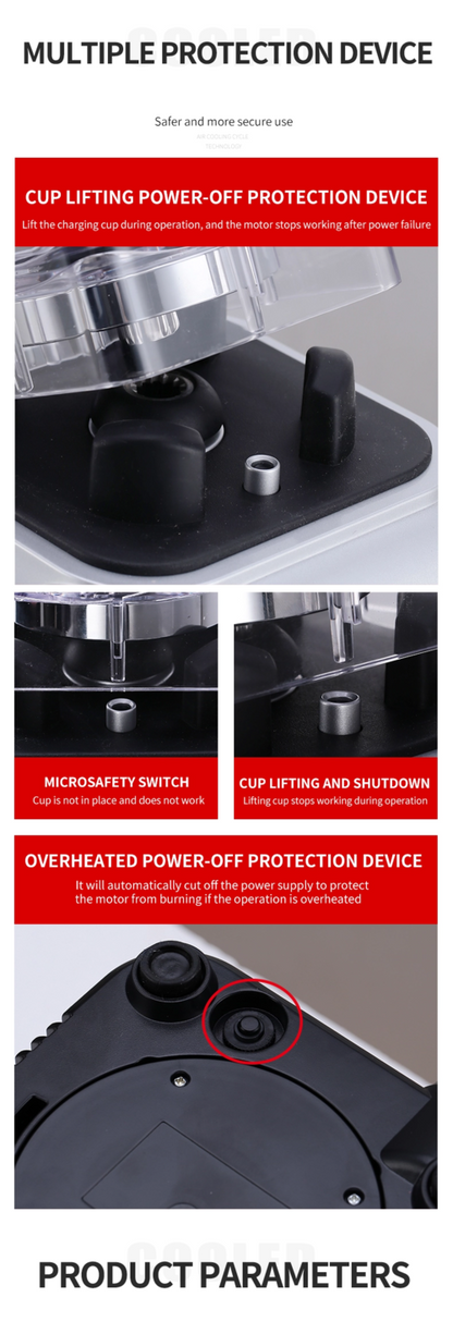 Mixeur à smoothie commercial Teapresso 10 vitesses