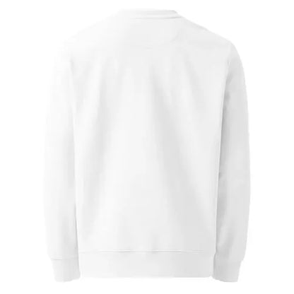 BYMANYC New York Unisex Organic Sweatshirt LOVE MANHATTAN, white organic cotton