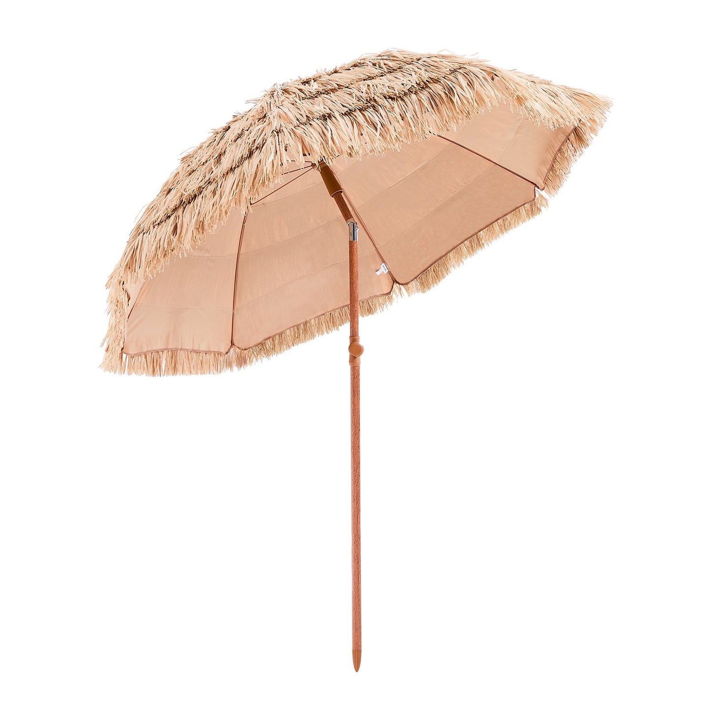 Parasol de terrasse en chaume Tiki, 1,8 m, pour piscine, plage