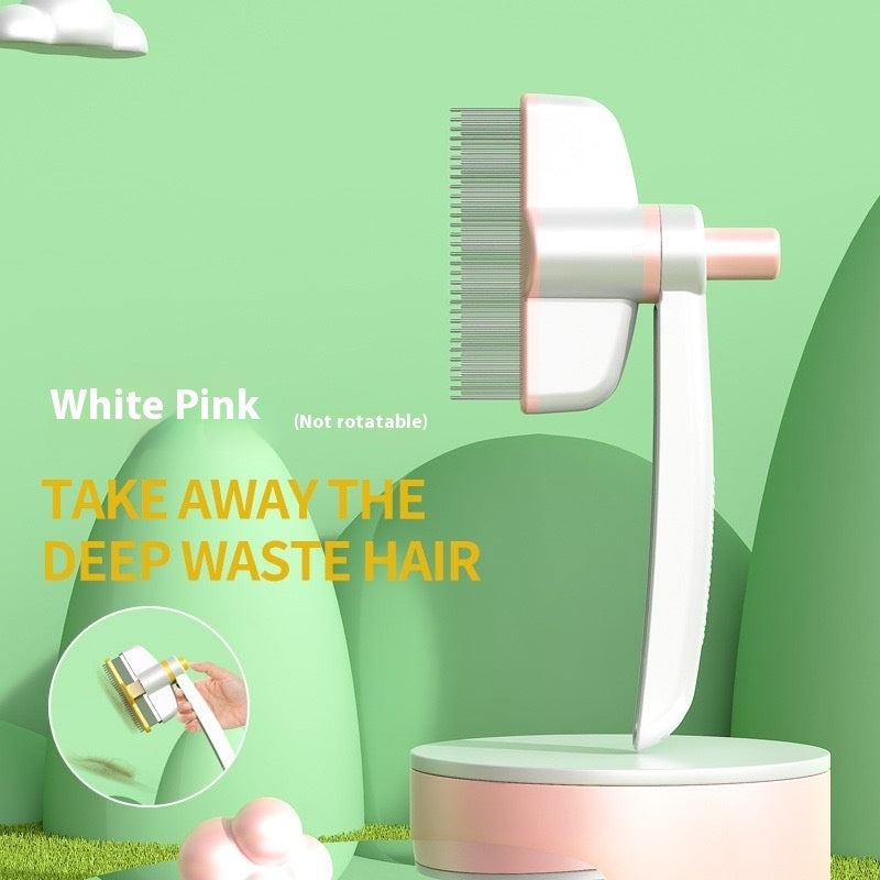 Peine para gatos, eliminación de nudos, pelo flotante, mágico, peine para perros y gatos de pelo largo, auto-limpiante, accesorios de aseo, cepillo para eliminar pulgas, productos para mascotas.