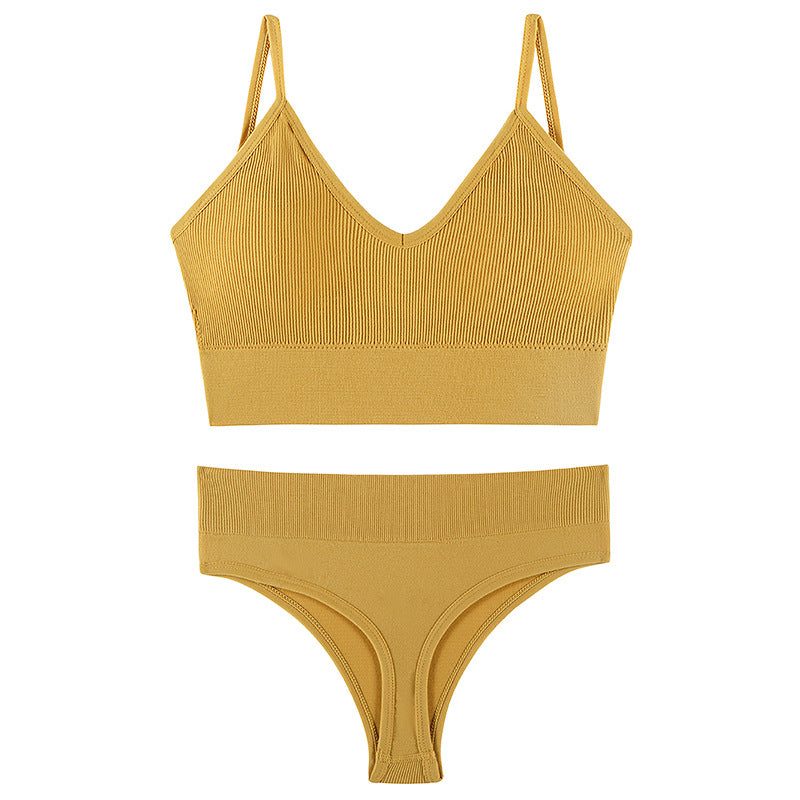 Ropa interior femenina Sujetador push-up de pecho pequeño, fino, inalámbrico, talla grande, chaleco deportivo, tirantes, copa triangular francesa