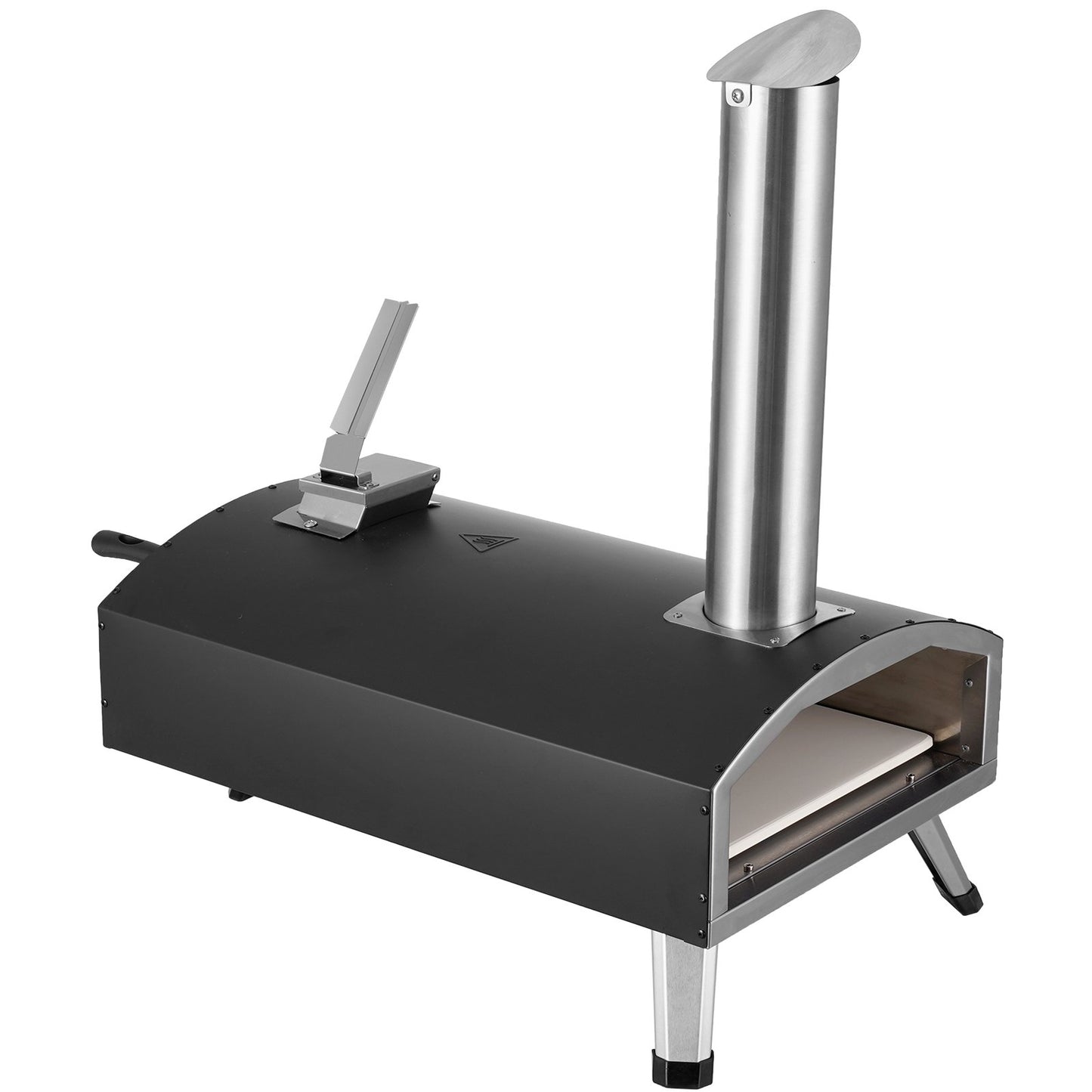 12Outdoor Pizza Oven Portable Wood Pellet Pizza Oven Iron Spray Camping