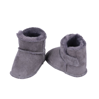 New Fur Integrated Soft Bottom Anti-skid Baby Shoes