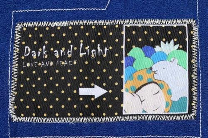 Cartoon Applique Casual Women Overall Denim Jeans,Winter High Waist by JeansDenim.Store